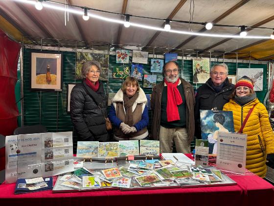 Photo de groupe au chalet de la Passerelle